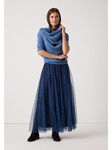 MORE&MORE Stehkragenpullover Viskose-Feinstrickpullover günstig online kaufen