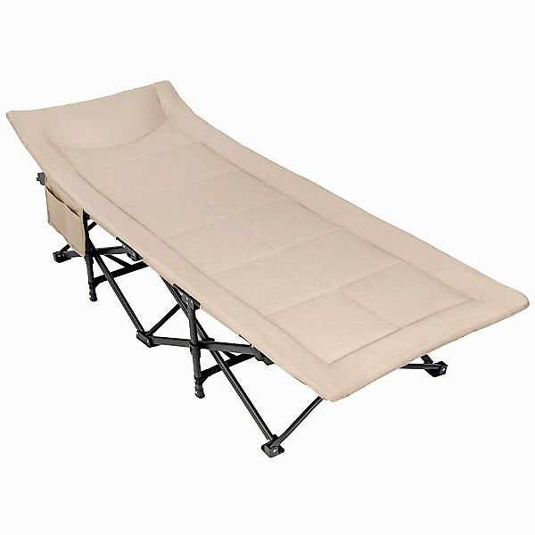 COSTWAY Feldbett Campingbett mit Seitentasche & günstig online kaufen
