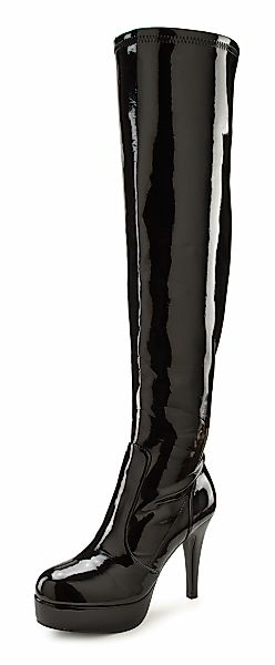 LASCANA Belle Affaire Overkneestiefel "High-Heel-Stiefelette mit Plateau,", günstig online kaufen