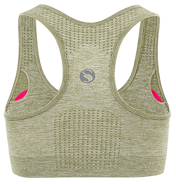 Stark Soul® Sporttop Sport Bra "reflect" Racerback, herausnehmbare Cups - S günstig online kaufen