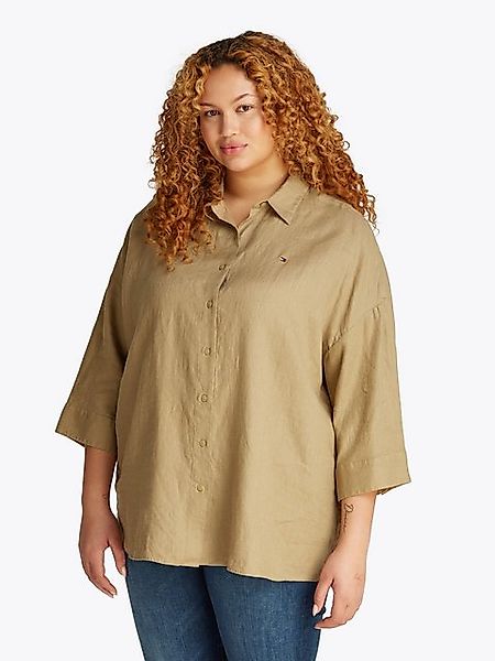 Tommy Hilfiger Curve Hemdbluse CRV ESS LINEN EASY SHIRT in Großen Größen, L günstig online kaufen