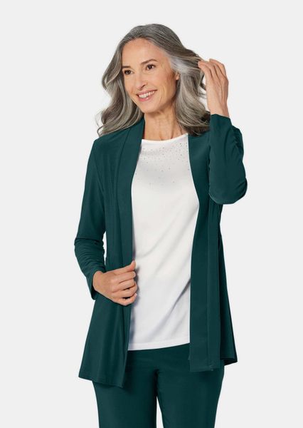 GOLDNER Shirtjacke Leichte Shirtjacke lila mit günstig online kaufen