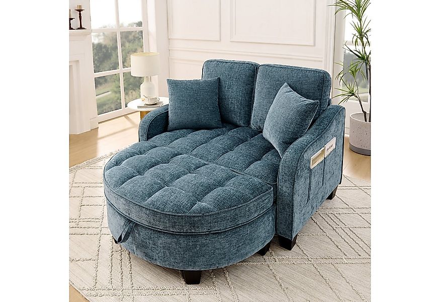 Odikalo Schlafsofa Multifunktions 2-in-1 Sofa-Bett Aufbewahrungs-Hocker Meh günstig online kaufen