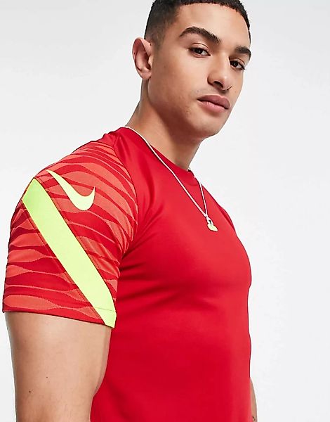 Nike Football – Dri-FIT Strike 21 – T-Shirt in Rot günstig online kaufen