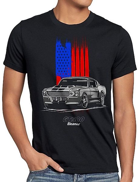 style3 T-Shirt GT500 Eleanor mustang stars and stripes usa ford shelby günstig online kaufen