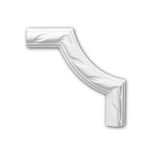 PROFHOME 152312 Eckelement für Wandleiste Zierelement dekoratives Element 2 günstig online kaufen