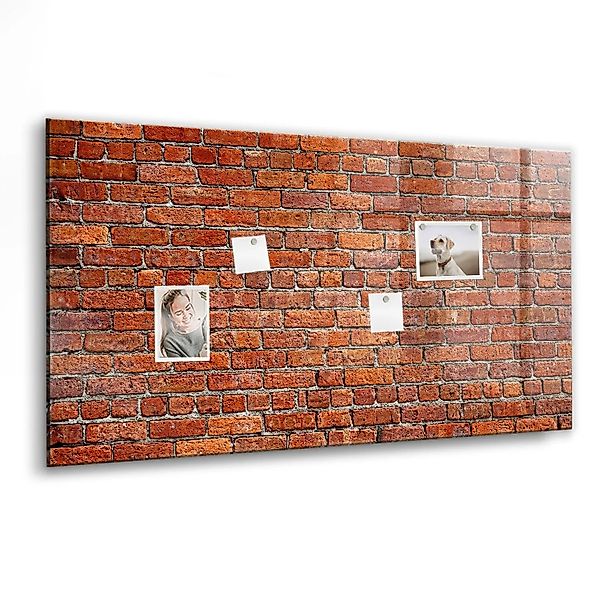 Tulup Beschreibbare Glasmagnettafel Alte Backsteinmauer 120x60 cm Magnettaf günstig online kaufen