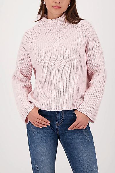 Monari Strickpullover "Pullover Basic Chenille" Regular fit mit Stehkragen günstig online kaufen