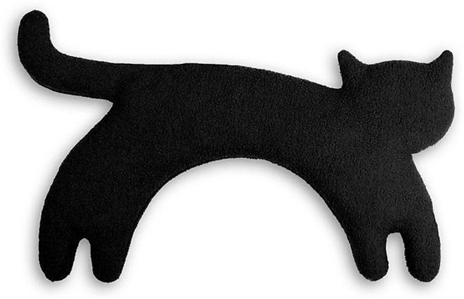 Wärmekissen | Die Katze Minina Polka dot rot / Mitternacht günstig online kaufen