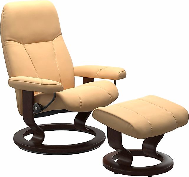 Stressless "Consul" mit Classic Base, Größe M, Gestell Braun günstig online kaufen