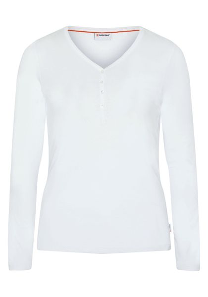 GARDENA Langarmshirt im Henley-Stil mit V-Neck günstig online kaufen