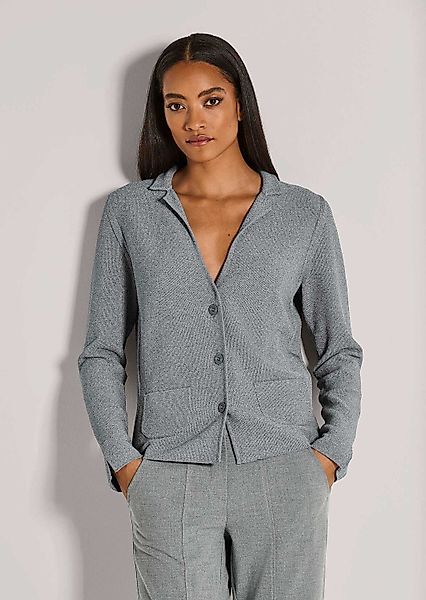 MADELEINE Strickjacke Schlanker Strickblazer mit langen günstig online kaufen