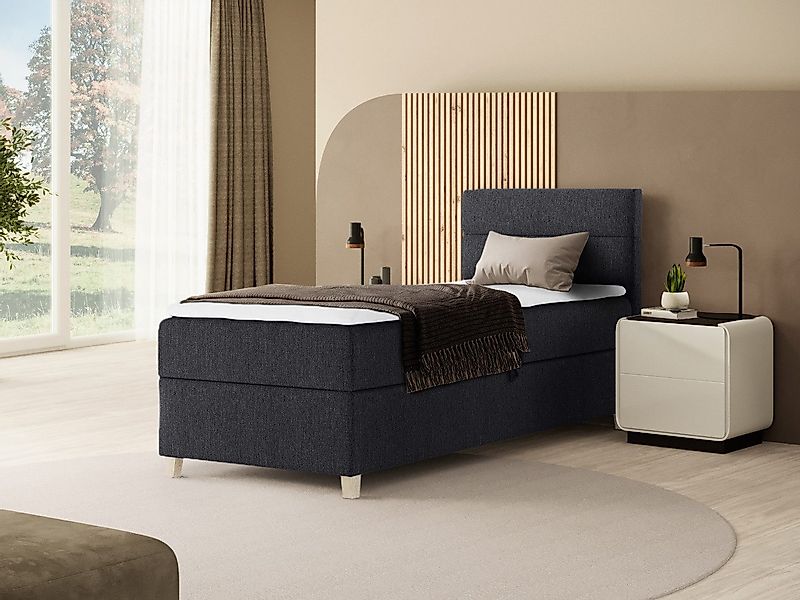 Beautysofa Boxspringbett Velour Bett DONNA MINI günstig online kaufen
