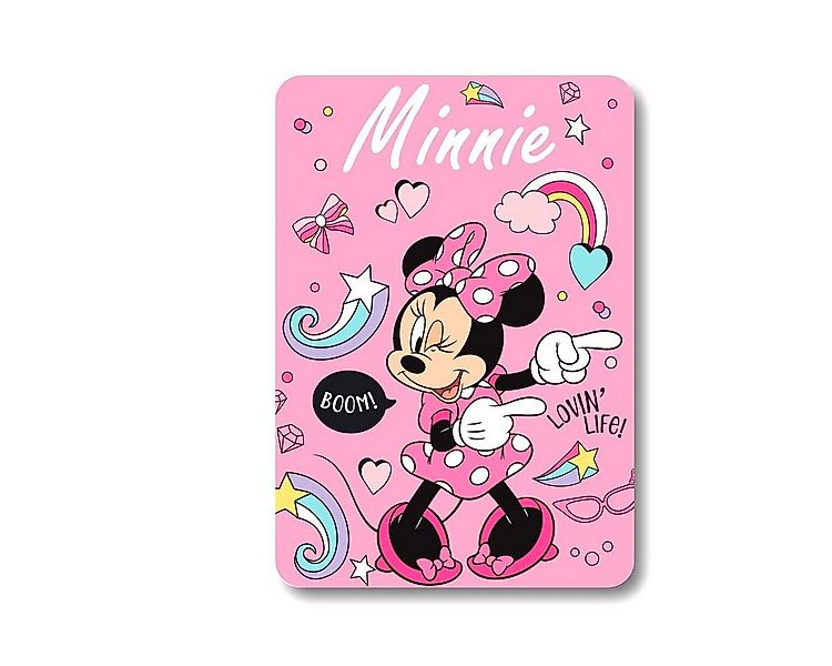 Wohndecke Disney Minnie Maus Kuscheldecke für Kinder 140x100cm, Disney, Ges günstig online kaufen