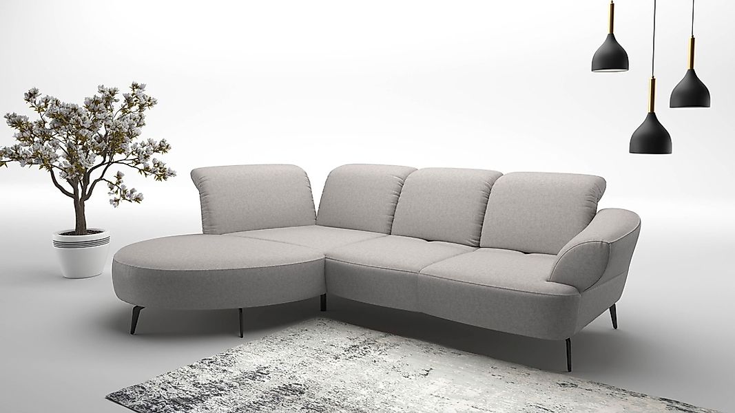 sit&more Ecksofa "Dance, L-Form, inkl. Sitztiefenverstellung" inkl. Click&S günstig online kaufen