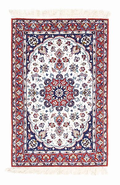 morgenland Orientteppich »Perser - Isfahan - Premium - 108 x 70 cm - beige« günstig online kaufen