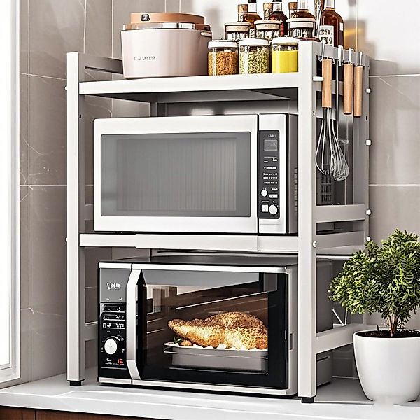 YINDN Küchenregal, 2 Ablagen 40-64cm Ausziehbarer günstig online kaufen