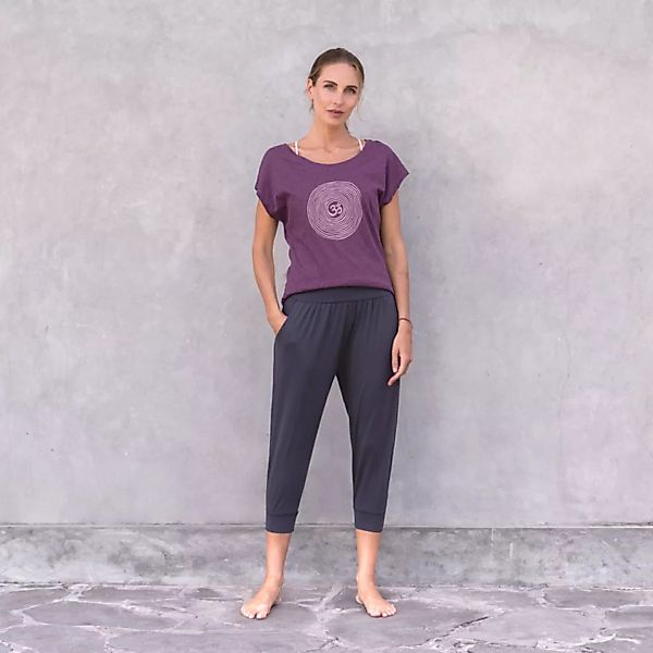 Om - Damen - Loose Cut T-shirt Aus 100% Biobaumwolle günstig online kaufen