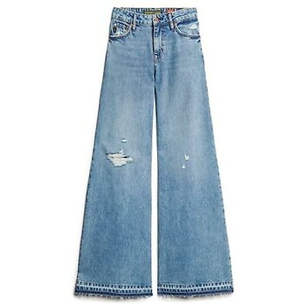 Superdry  Jeans Jeans large évasé à bords francs femme günstig online kaufen