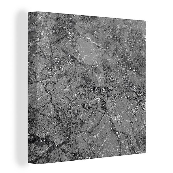 OneMillionCanvasses® Leinwandbild Marmor - Grau - günstig online kaufen