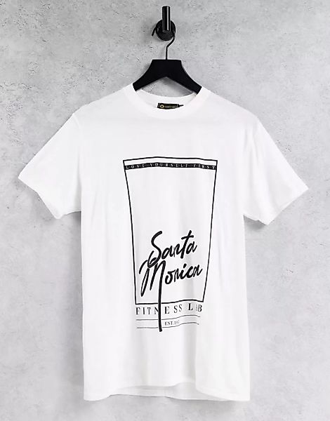I Saw It First – T-Shirt mit Motiv in Weiß günstig online kaufen