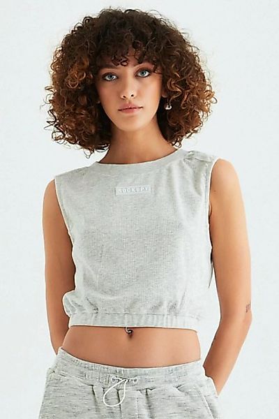 Rockupy Crop-Top Geena Waffelmuster günstig online kaufen