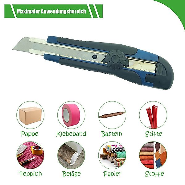 varivendo Cuttermesser Profi Cuttermesser 18mm blau günstig online kaufen