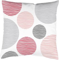 Home Basics Gardine Kissenhülle BORDEN samt, günstig online kaufen