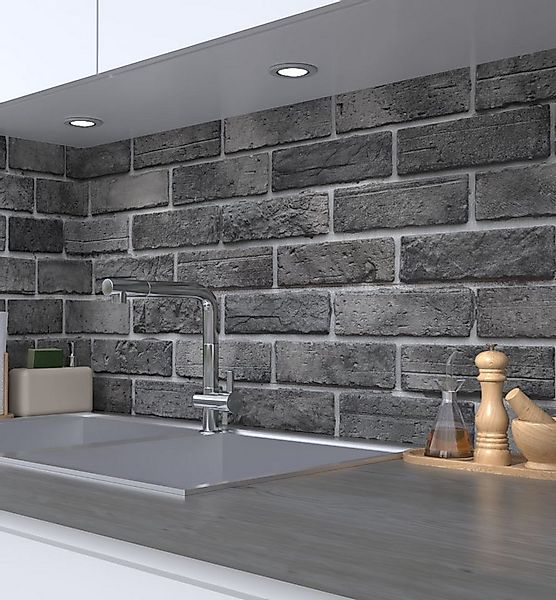 MyMaxxi Küchenrückwand Küchenrückwand selbstklebend Backsteinwand Spritzsch günstig online kaufen
