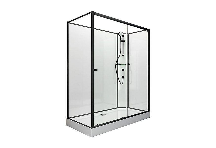 Schulte Komplettdusche Ibiza, BxT: 80x120 cm, 5 mm Sicherheitsglas, Komplet günstig online kaufen