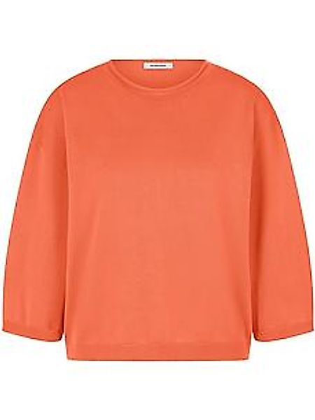 Rundhals-Pullover Peter Hahn orange günstig online kaufen