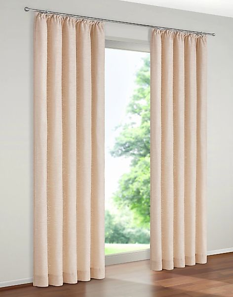 Wirth Vorhang "Holmsund 288g/qm" Kräuselband 1 Stk. tlg. günstig online kaufen