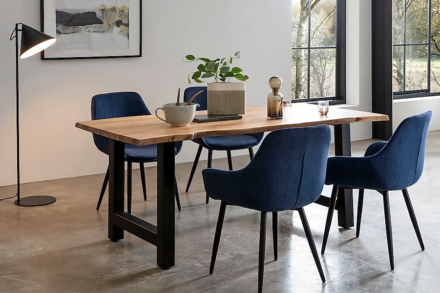 SalesFever Esstisch "Minimalistischer Tisch" Geölt und doppelt gewachstes M günstig online kaufen