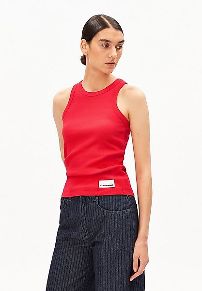 Armedangels Shirttop KANITAA Ripp-Top aus Bio-Baumwoll Mix (Fitted) Rundhal günstig online kaufen