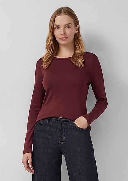 s.Oliver Langarmshirt T-Shirt Longsleeve im Slim Fit günstig online kaufen