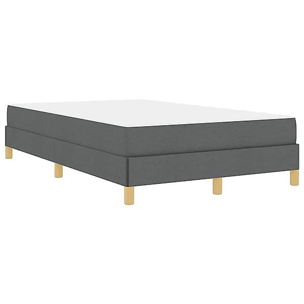 vidaXL Boxspringbett Dunkelgrau 120 x 190 cm Stoff 3398550 günstig online kaufen
