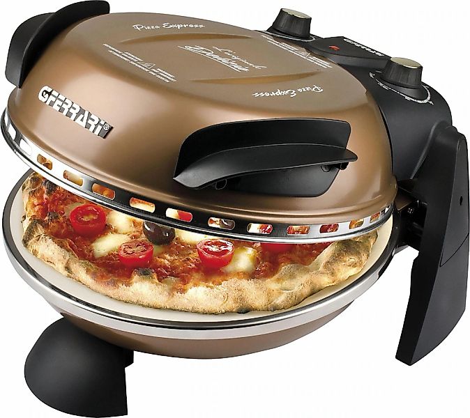 G3Ferrari Pizzaofen "Delizia G1000608 kupfer inkl. Pizzaschaufel + Rezepthe günstig online kaufen