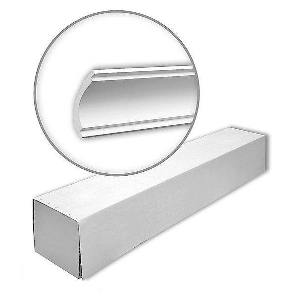 PROFHOME 150160 Eckleisten 1 Karton Set mit 20 Zierleisten 40 m Weiß günstig online kaufen