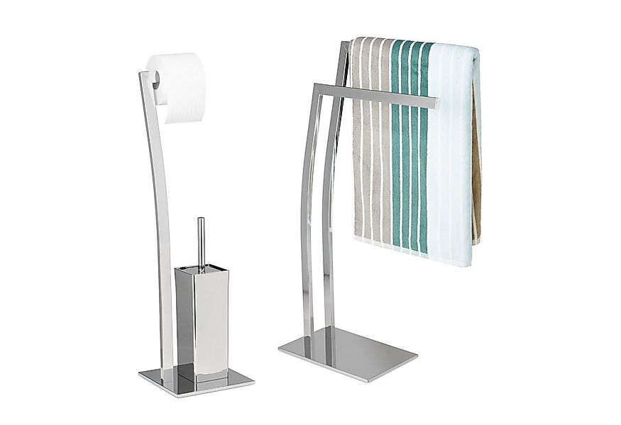 relaxdays Handtuchständer 2 tlg. Badezimmerset günstig online kaufen