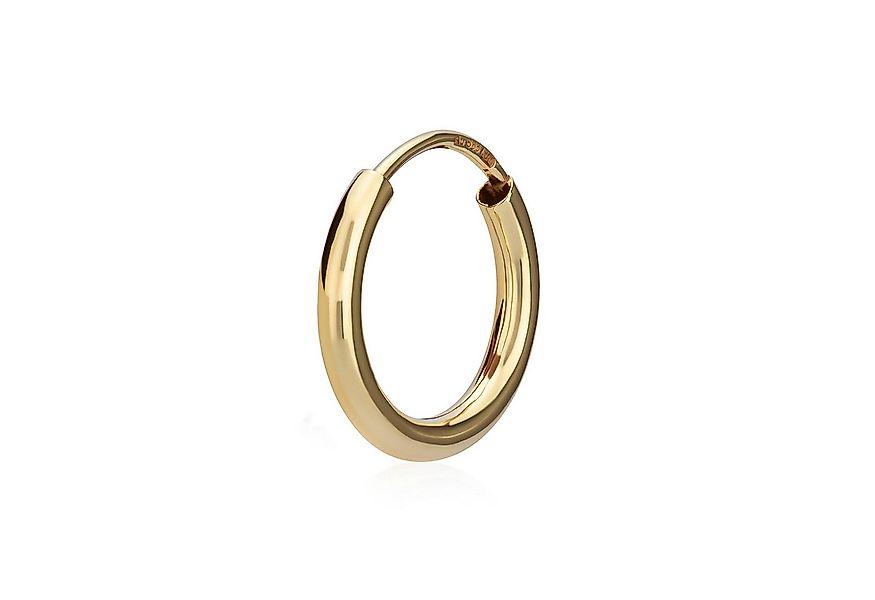 NKlaus Single-Creole Einzel 585 Gelbgold Creole Ohrring Ohrschmuck 1,8m günstig online kaufen