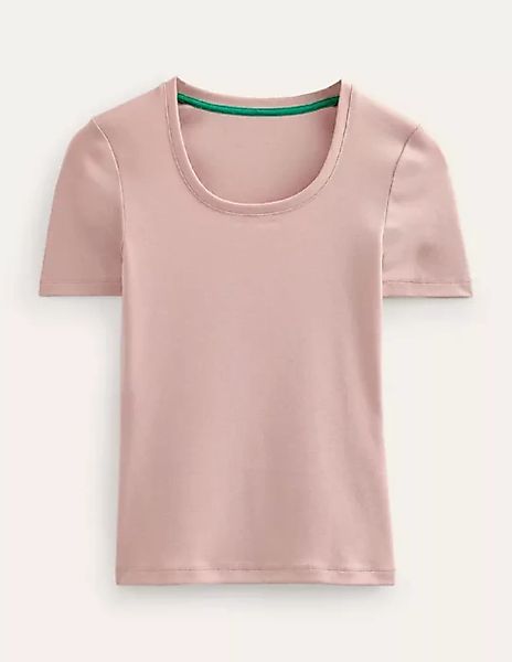 Basic-T-Shirt aus Jersey Damen Boden, Milchshake günstig online kaufen