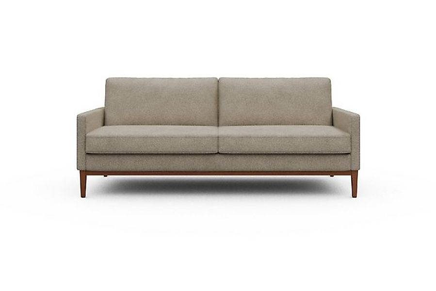 moebelfaktor Sofa Bodo 3-Sitzer, Retro-Design, elegante Linien, stabile Hol günstig online kaufen