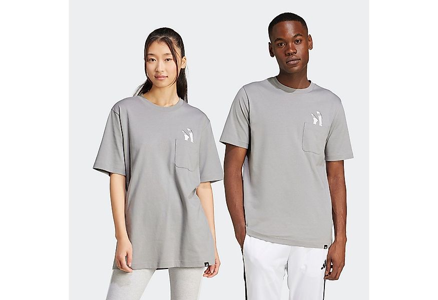 adidas Sportswear T-Shirt LOUNGE SLIDES GRAPHIC POCKET günstig online kaufen