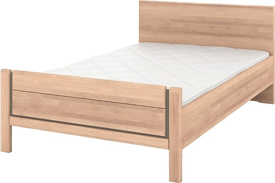 Musterring Holzbett »Sorrent, Bettgestell, Bettrahmen, teilmassiv Eiche«, ( günstig online kaufen
