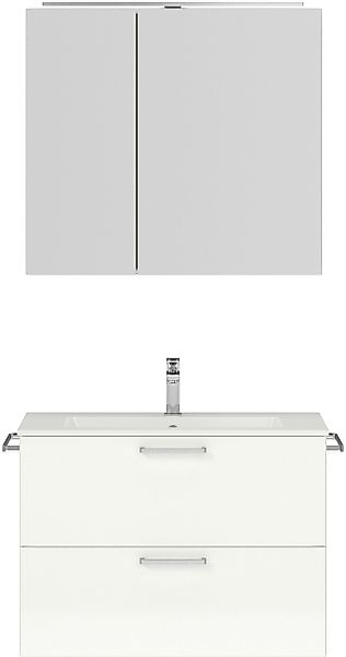 nobilia® Badmöbel-Set »Tolvina«, (2 St., vormontiert, mit Soft-Close), inkl günstig online kaufen
