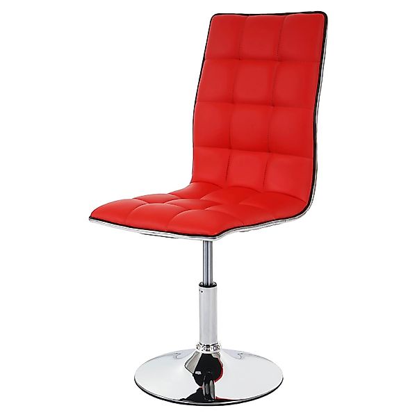 CHEFGASTRO Esszimmerstuhl 2er-Set 103x43x54cm Sitzhöhe 41cm Kunstleder Rot günstig online kaufen