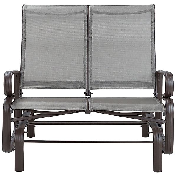 Beliani Gartenbank Braun Grau 78x114x105 günstig online kaufen
