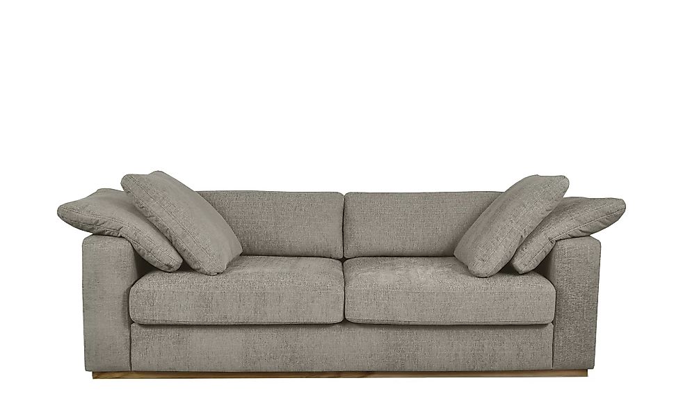 Sofa - grau - 225 cm - 81 cm - 104 cm - Polstermöbel > Sofas > 3-Sitzer - M günstig online kaufen