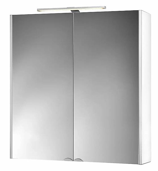 Jokey Spiegelschrank Alu-LED 65 cm x 71 cm Weiß mit LED günstig online kaufen
