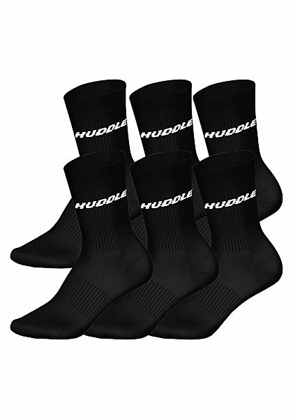 HUDDLE Kurzsocken "Socken HUDDLE 6pk Crew Socks 6er Pack" 6 Paar tlg. günstig online kaufen